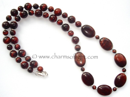 Red Tiger Eye Necklace